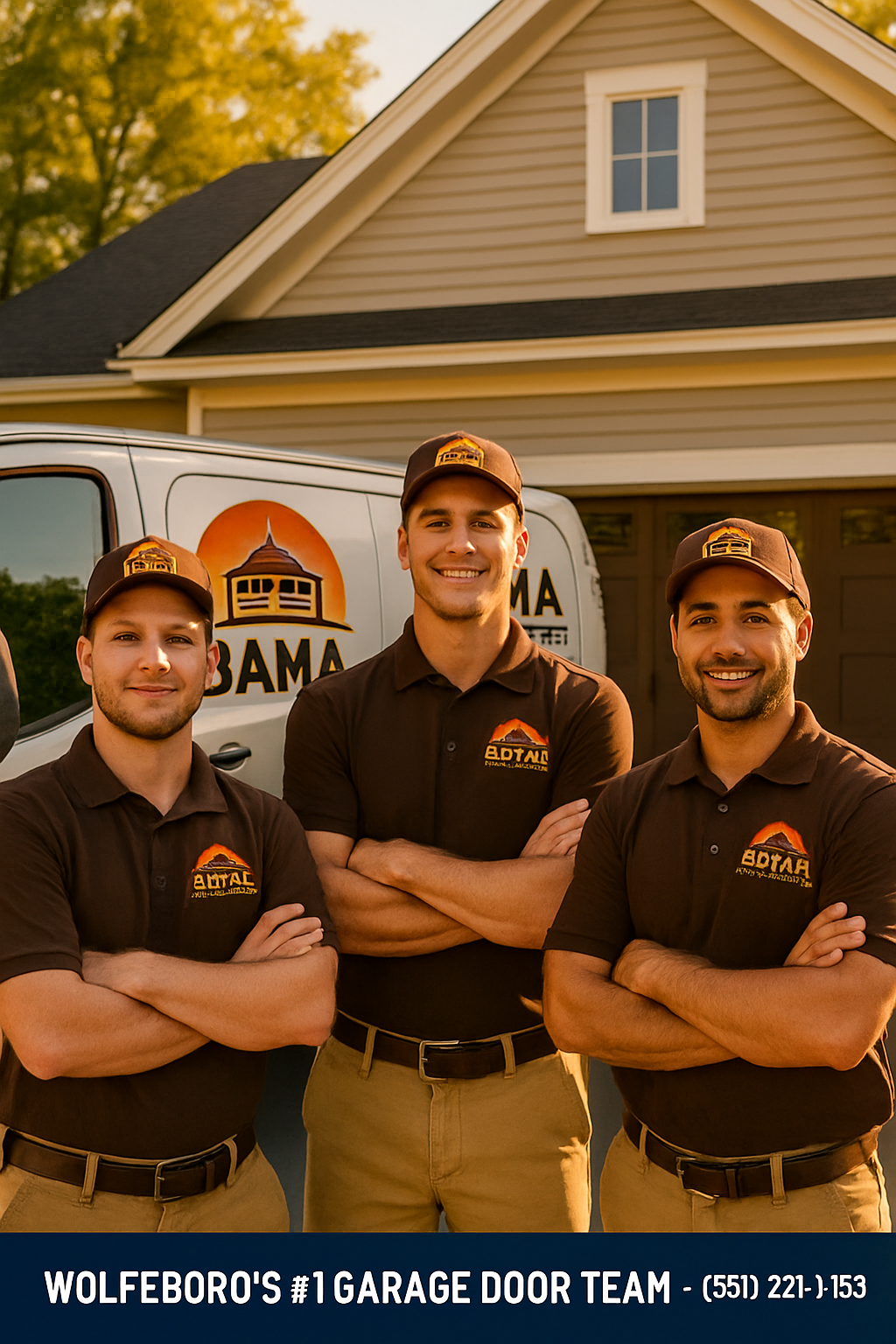 Our professional team at Bama Garage Doors