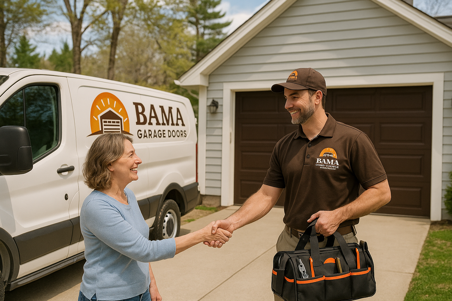 Garage door services in Alton, NH