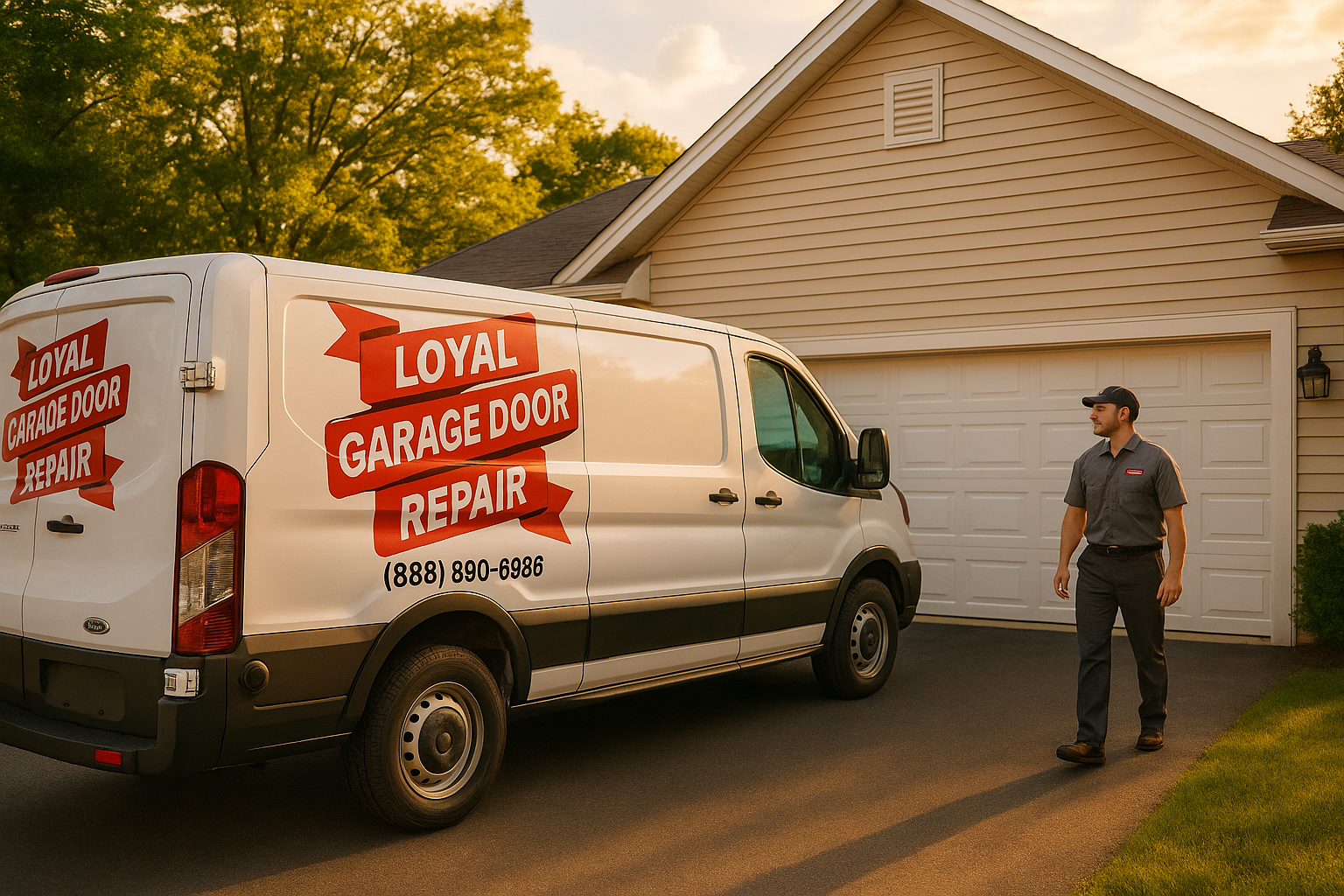 Garage door services in Loudon, NH