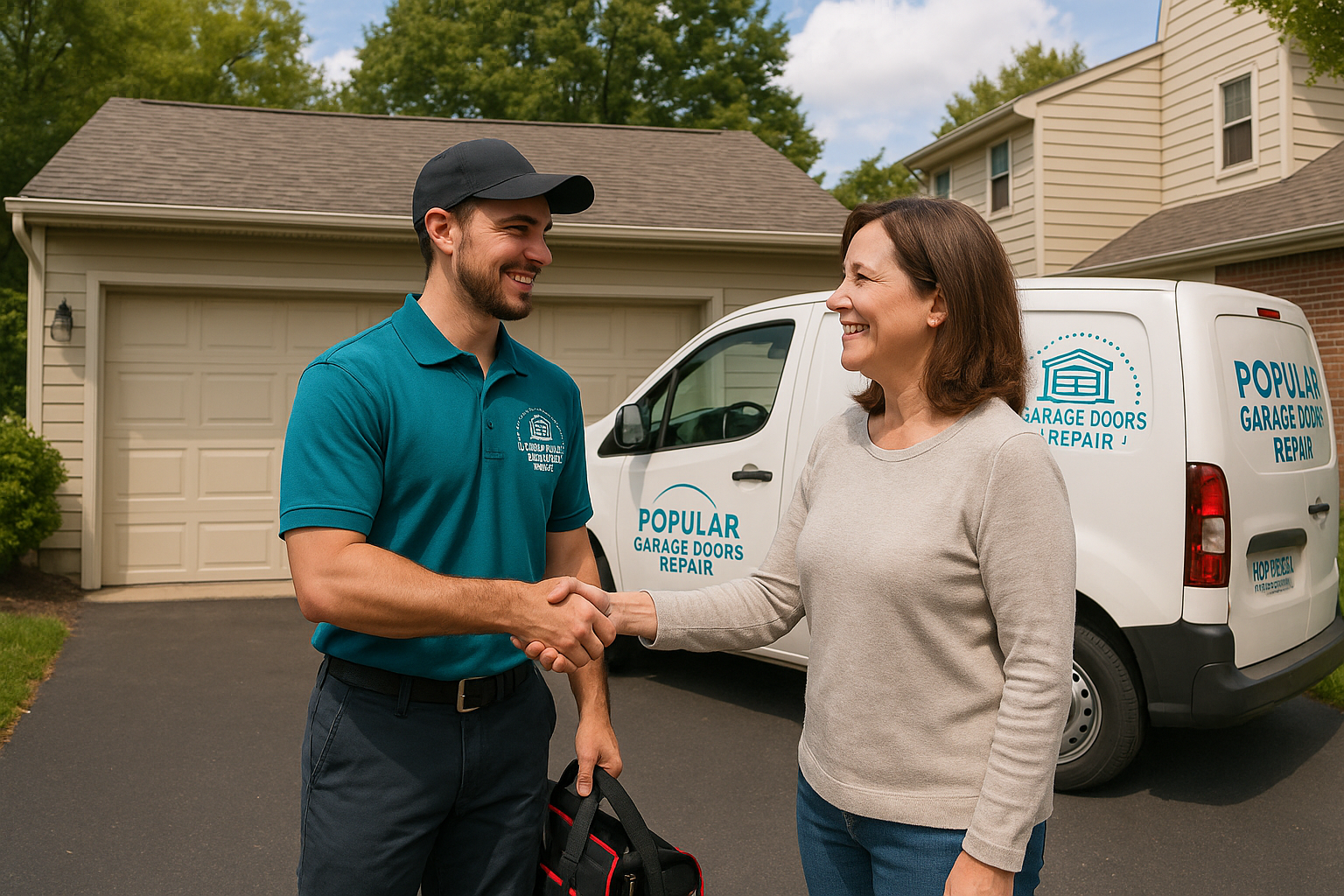 Garage door services in Franklin, NH