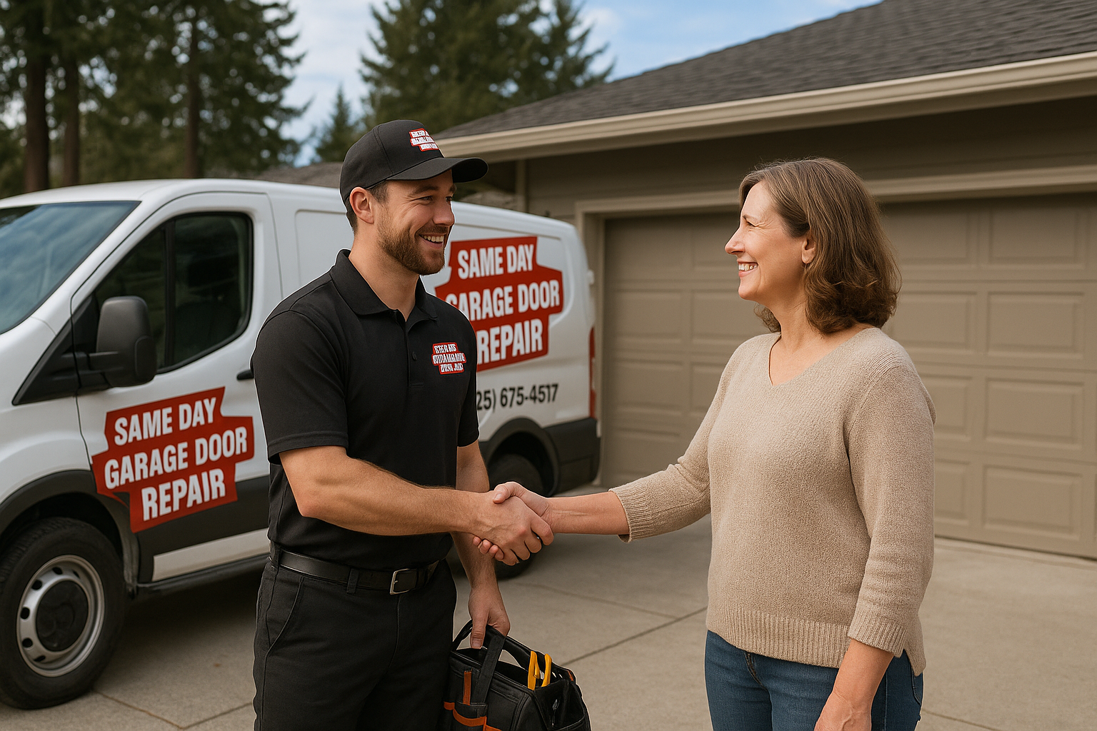Garage door services in Gilford, NH