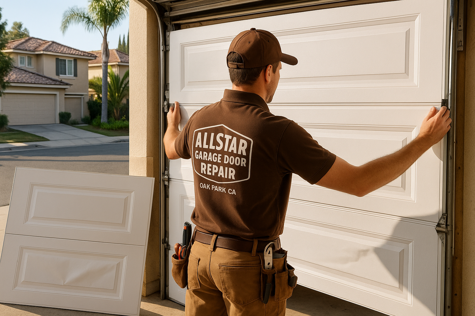 Garage Door Panel Replacement service in Tamworth