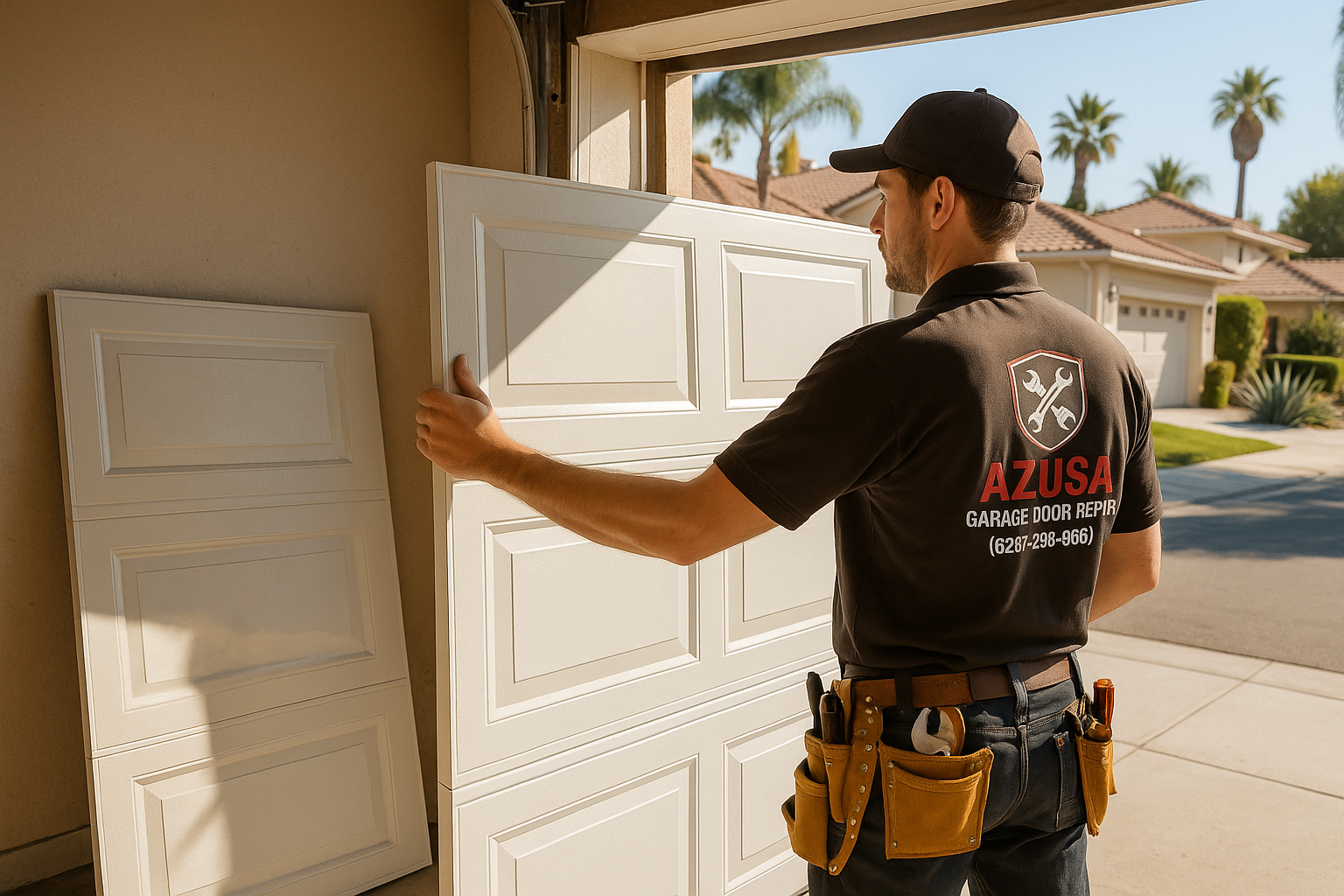 Garage Door Panel Replacement service in Shapleigh