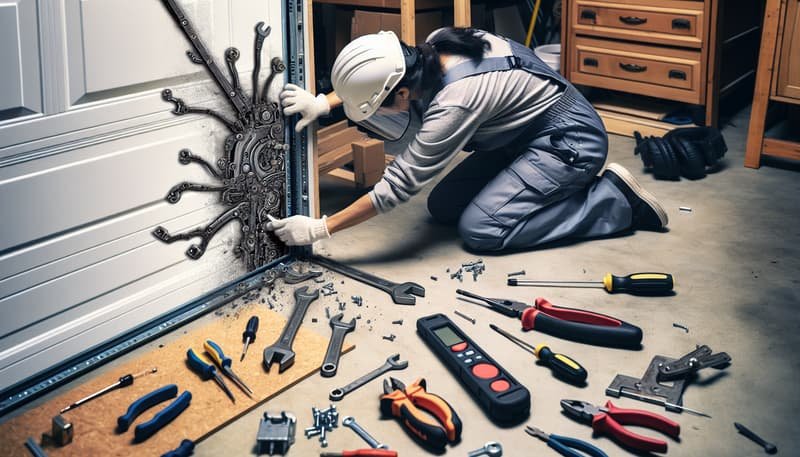 Garage Door Panel Replacement service in Meredith