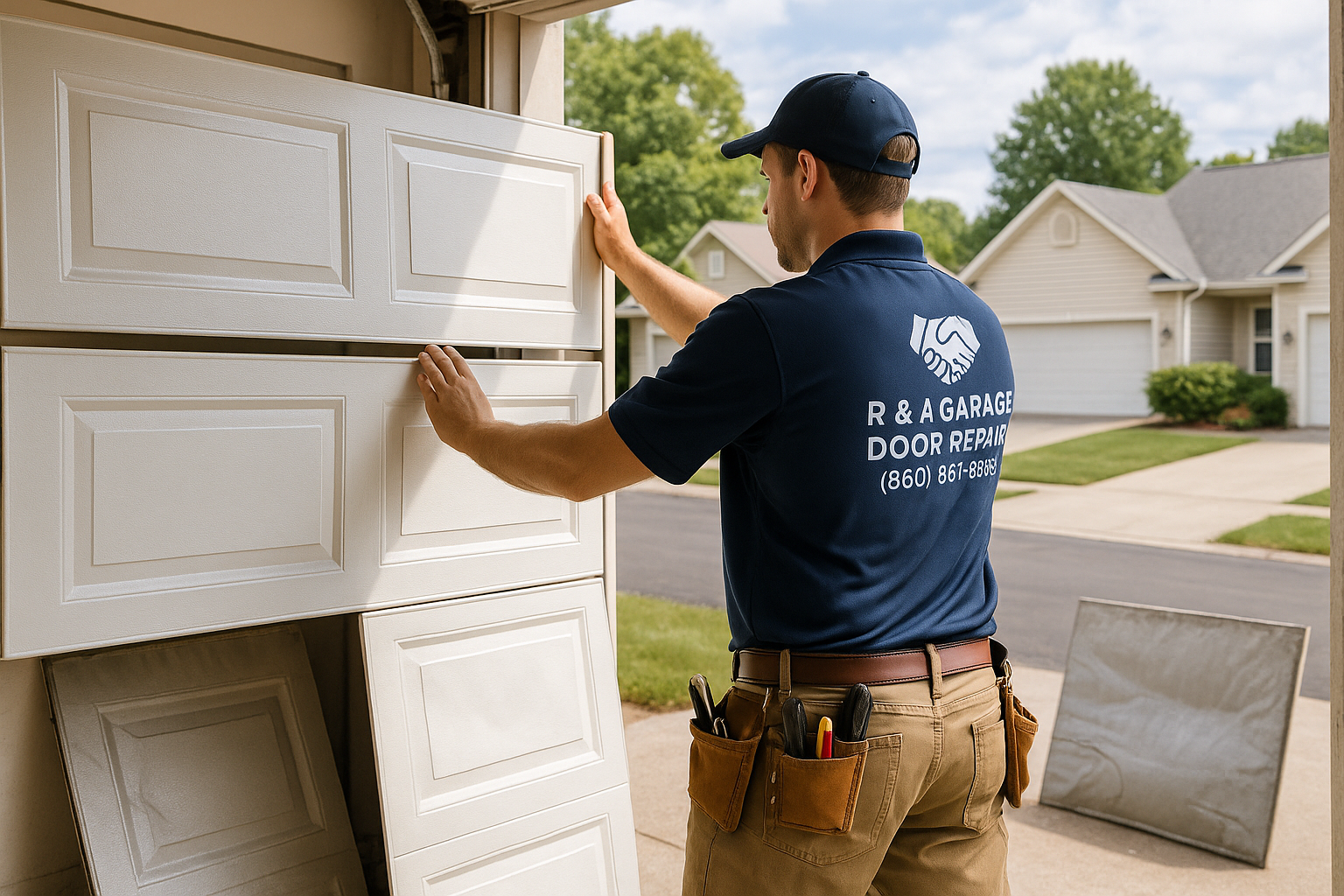 Garage Door Panel Replacement service in Moultonborough