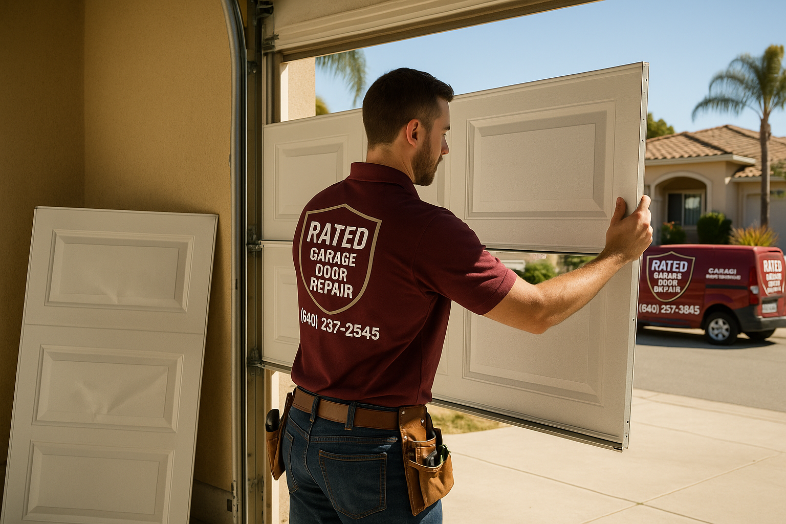 Garage Door Panel Replacement service in Porter