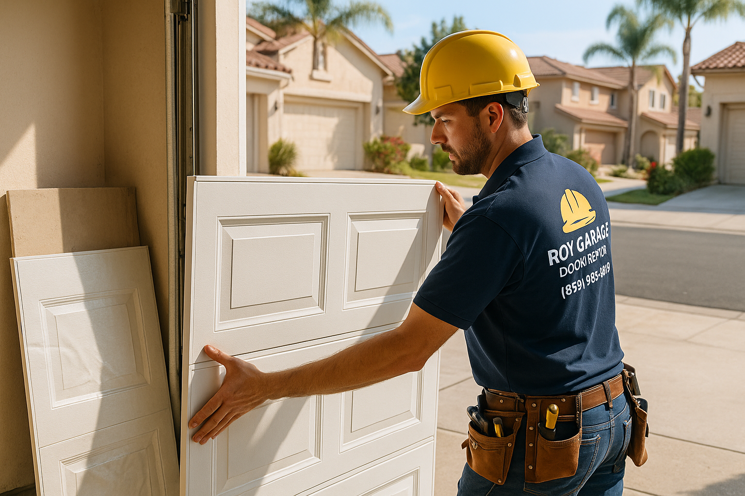 Garage Door Panel Replacement service in Ashland