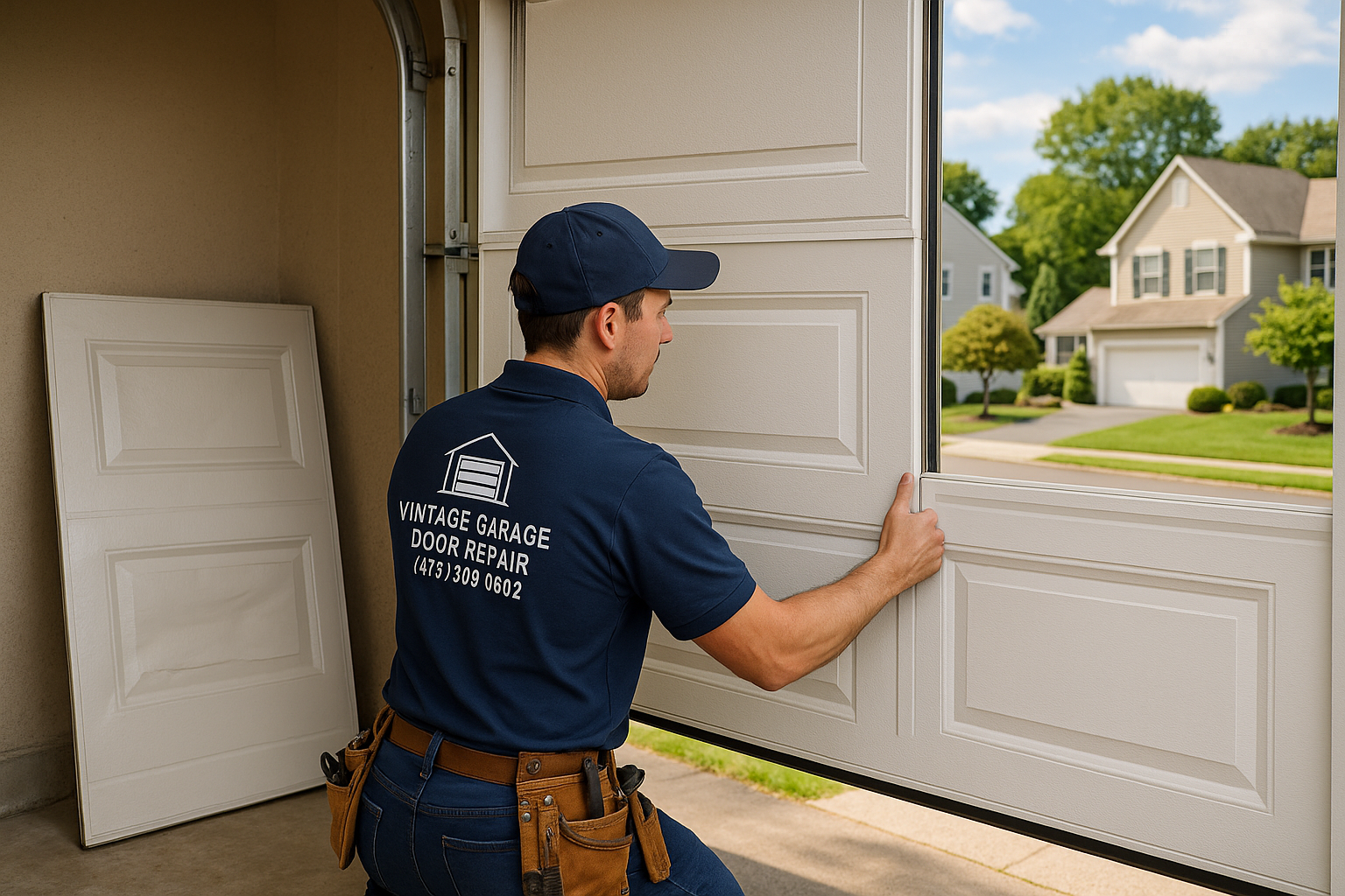 Garage Door Panel Replacement service in Canterbury