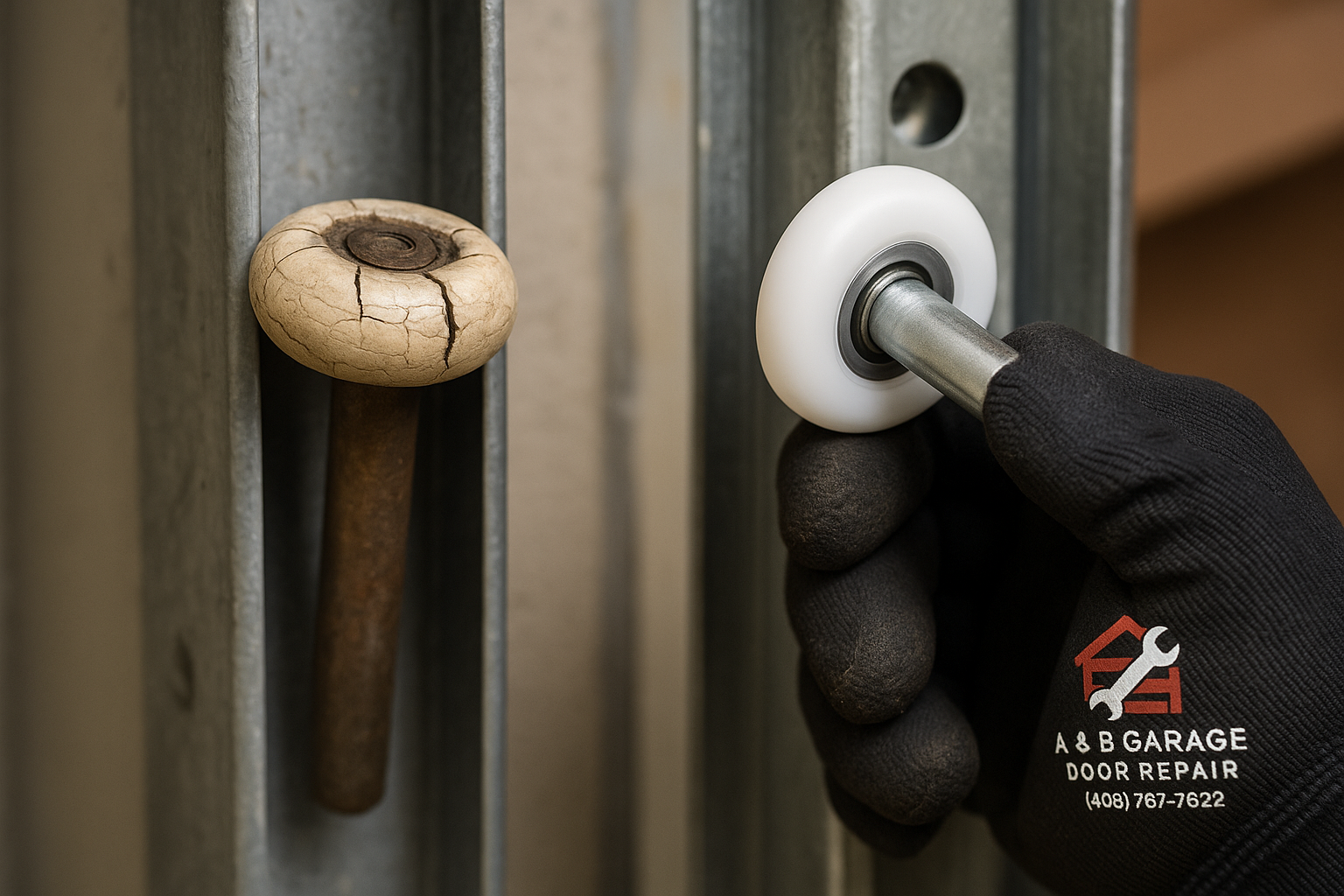 Garage Door Roller Replacement service in Gilmanton