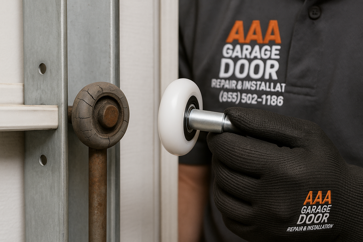 Garage Door Roller Replacement service in Limerick