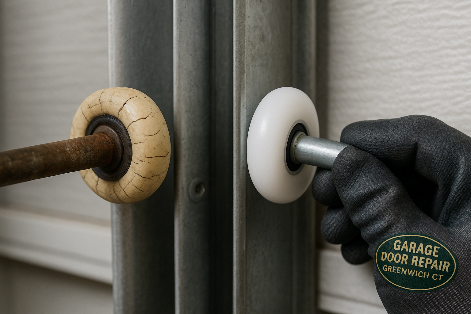 Garage Door Roller Replacement service in Waterboro