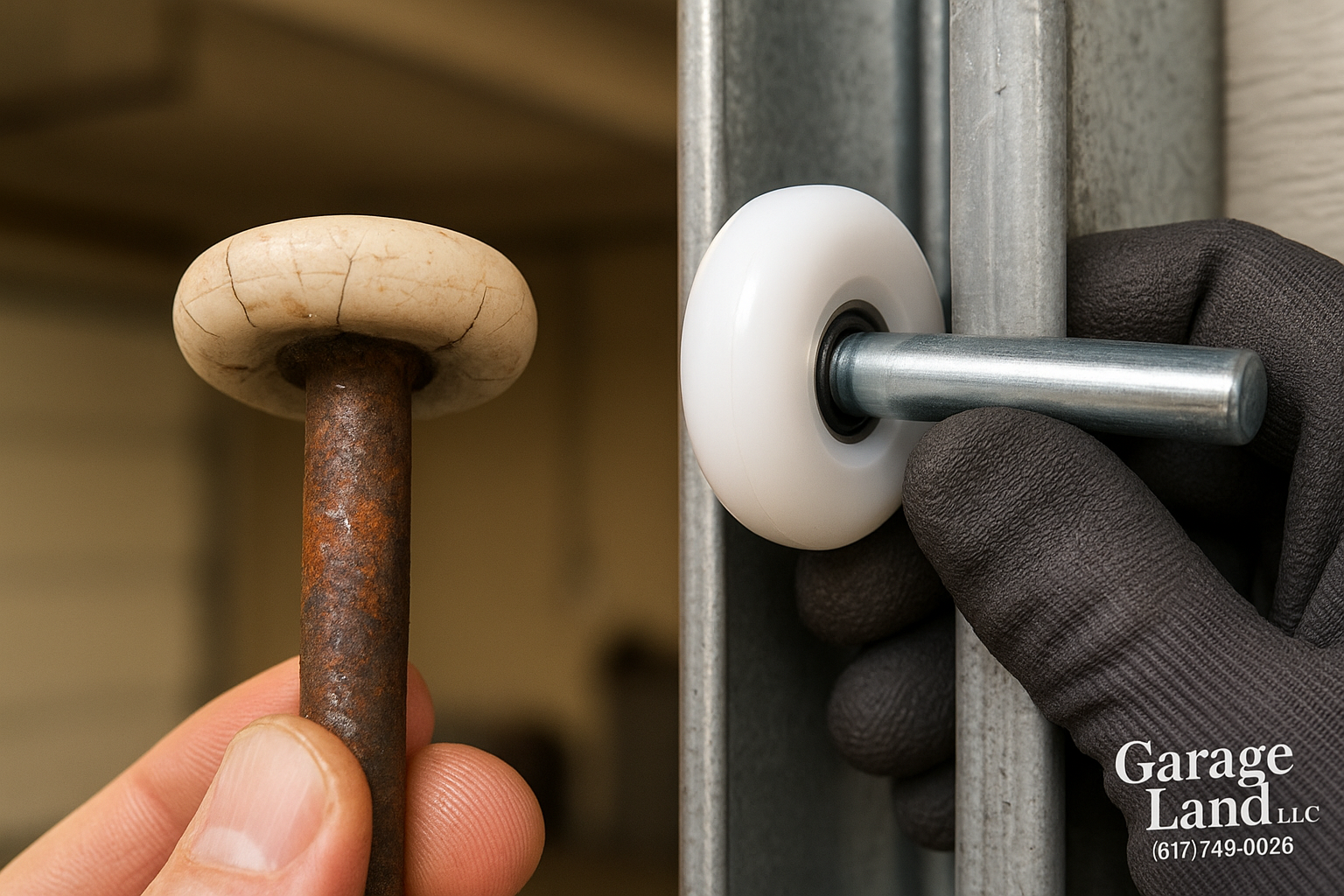 Garage Door Roller Replacement service in Meredith