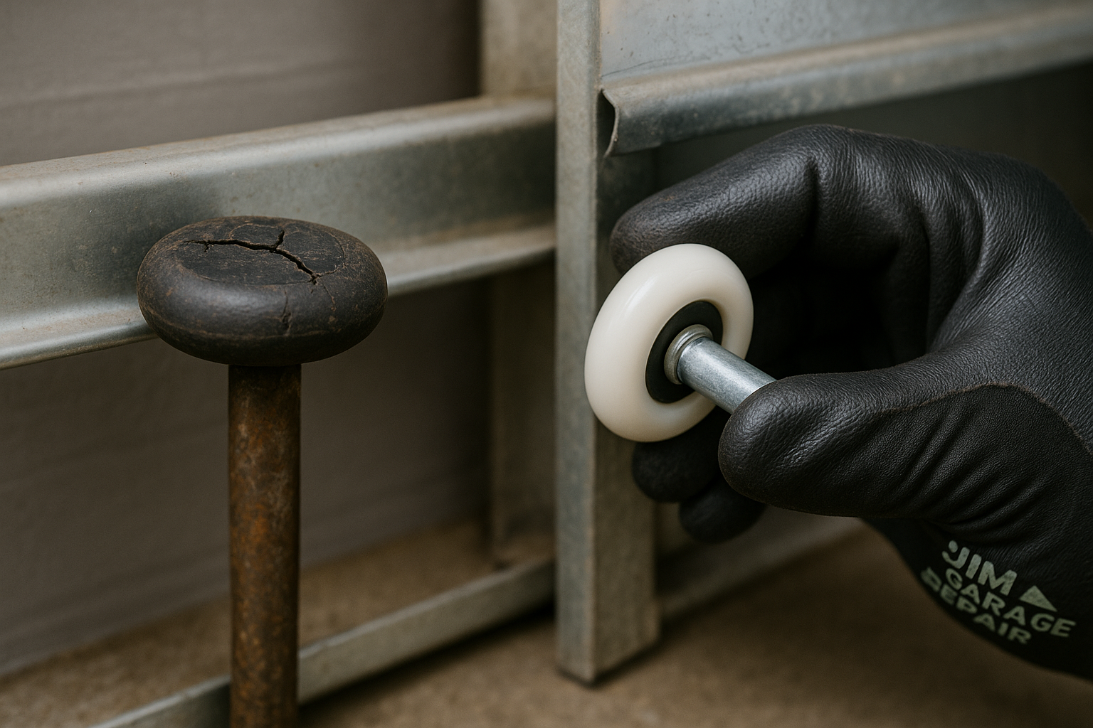 Garage Door Roller Replacement service in Hollis