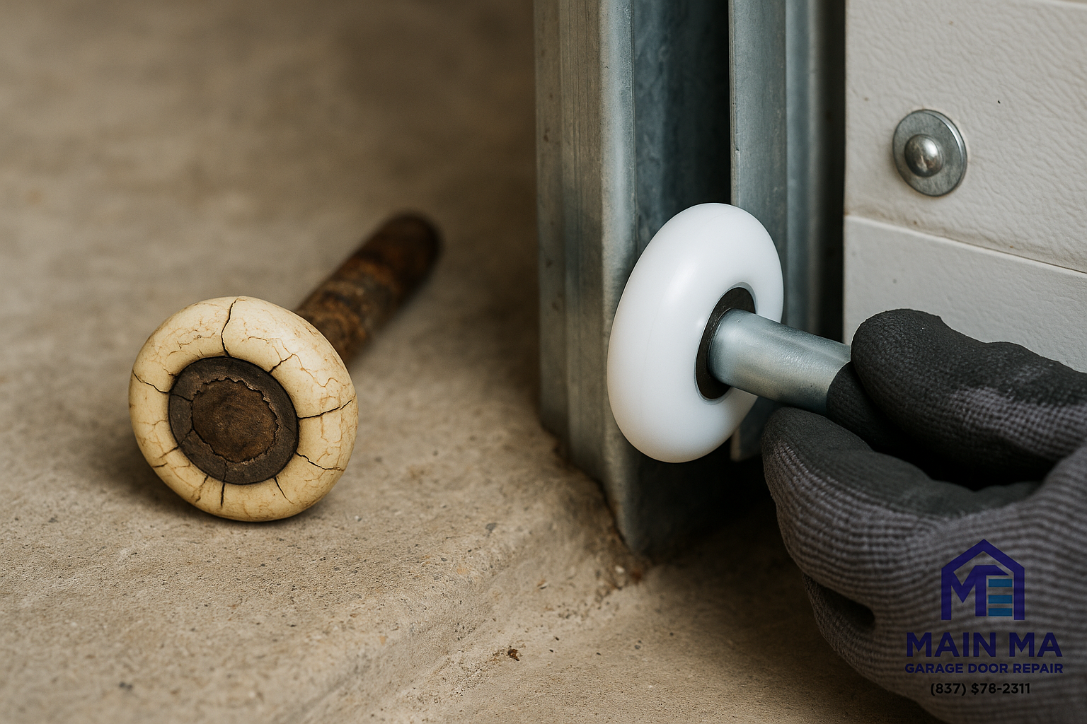 Garage Door Roller Replacement service in Loudon