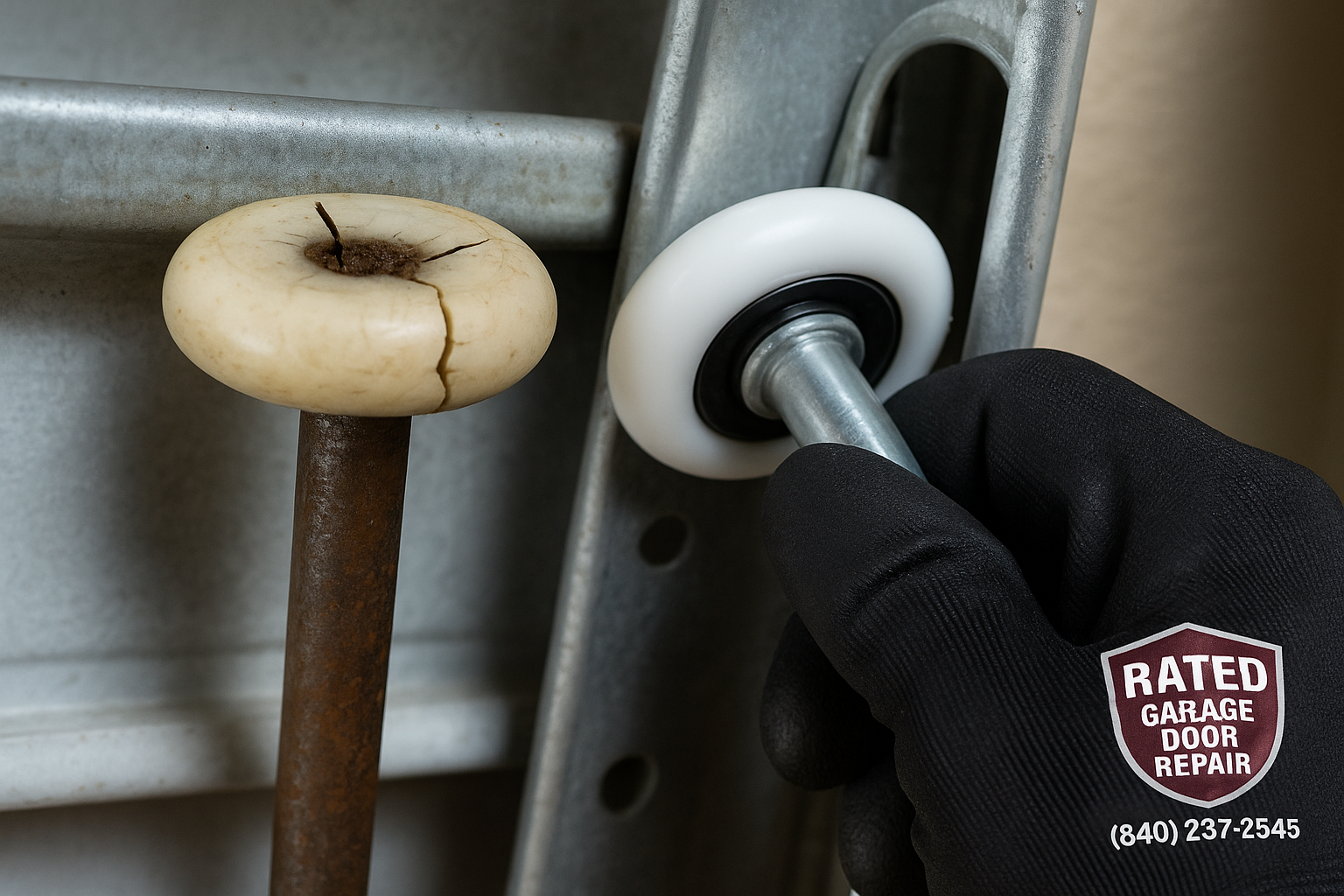 Garage Door Roller Replacement service in Newfield