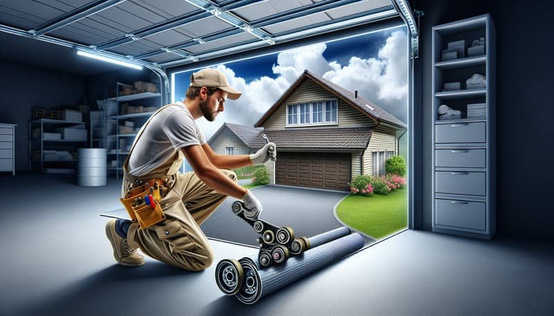 Garage Door Roller Replacement service in Gilmanton