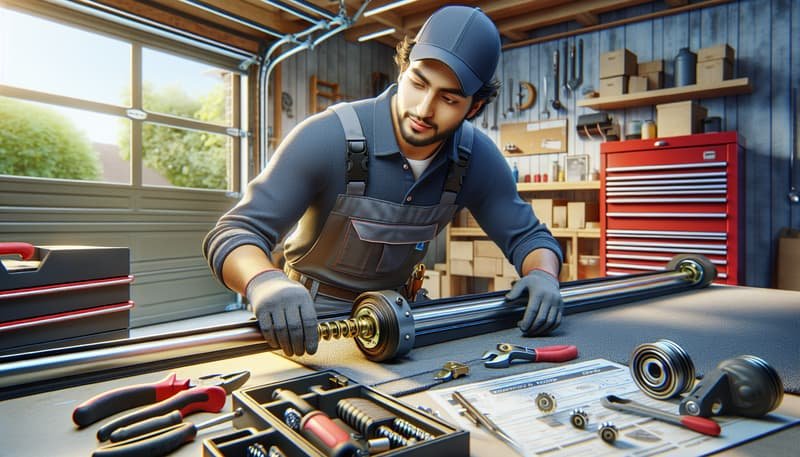 Garage Door Roller Replacement service in Waterboro