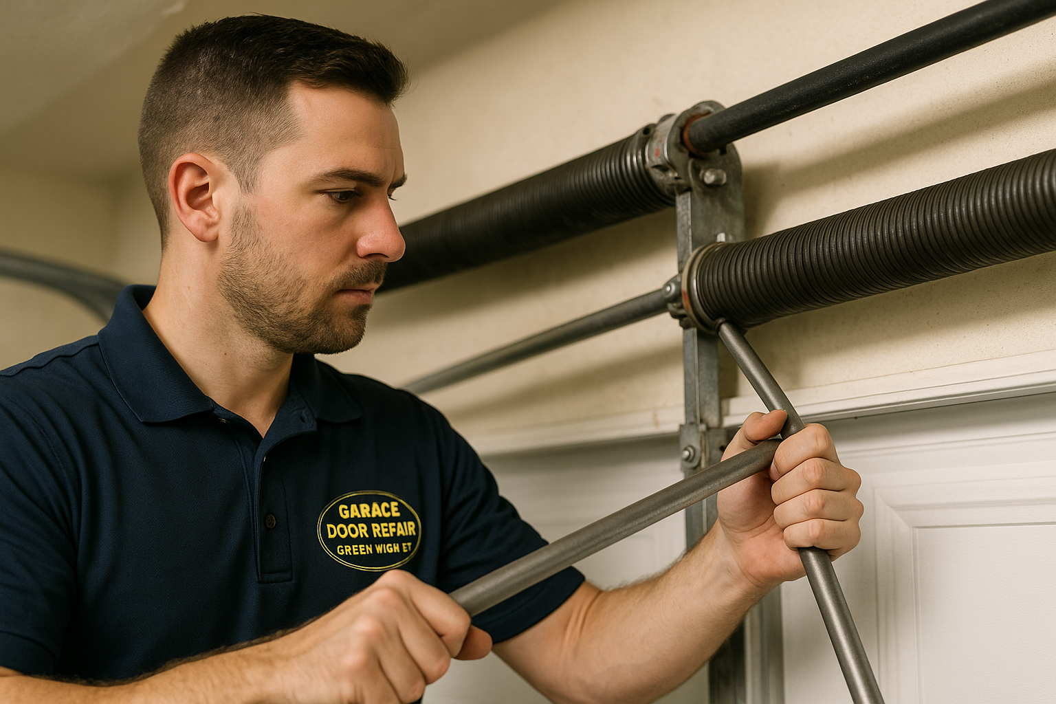 Garage Door Spring Repair service in Epsom