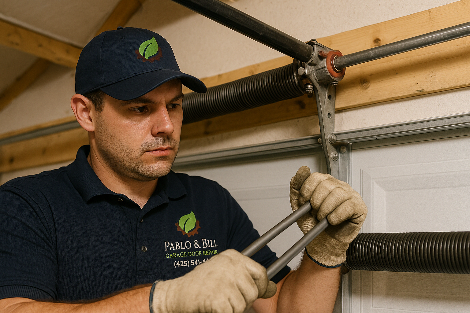 Garage Door Spring Repair service in Newfield