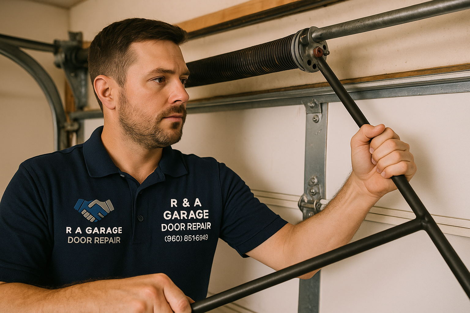Garage Door Spring Repair service in Belmont